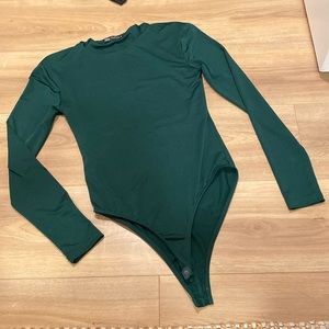 Zara emerald green bodysuit